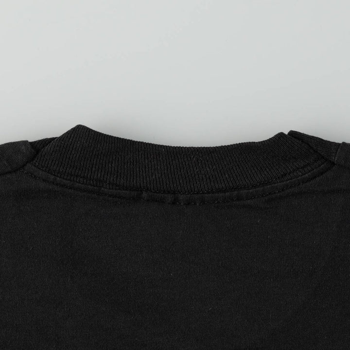 90'S BVD Plain Pocket T-Shirt Made in USA Men's XL Vintage cotton black type Vintage Second Hand