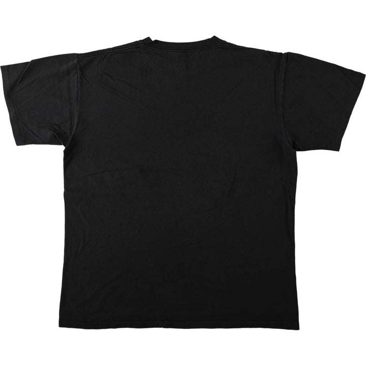 Vintage 90'S DUKE plain T-shirt, made in the USA, men's size XL cotton black type Vintage Second Hand