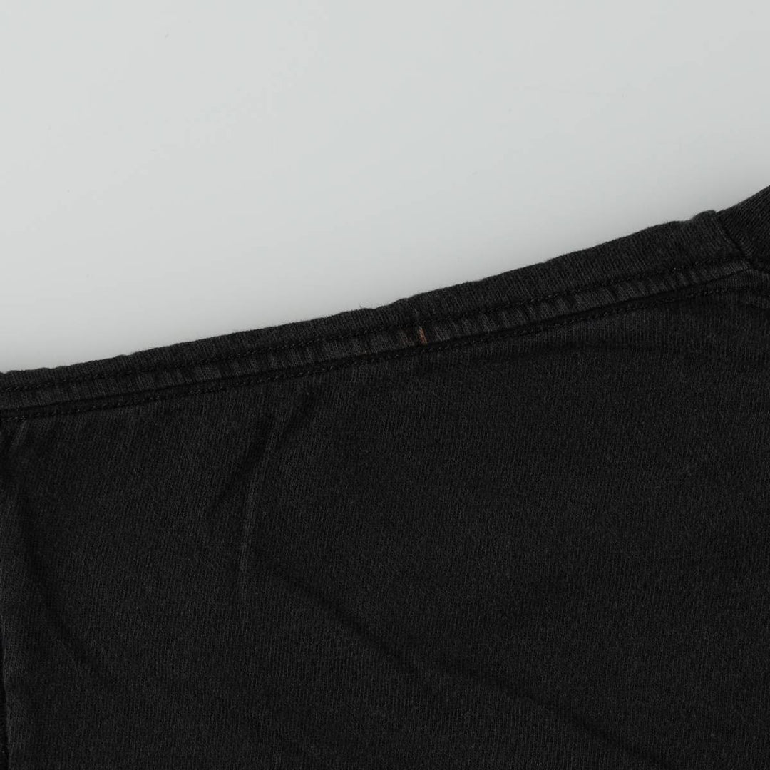 Vintage 90'S DUKE plain T-shirt, made in the USA, men's size XL cotton black type Vintage Second Hand