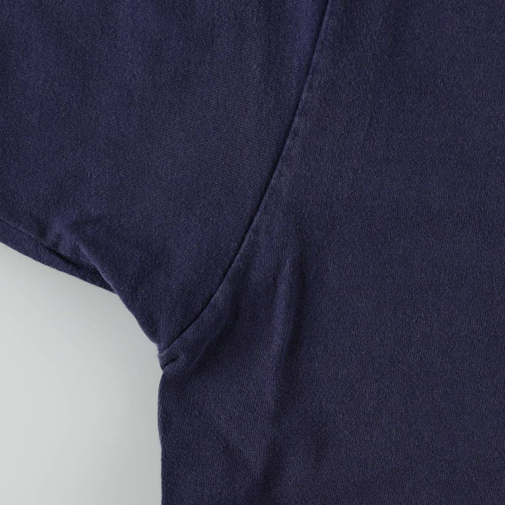 90'S Fruit of the Loom plain T-shirt, made in the USA, men's XL size, vintage cotton navy blue type Vintage Second Hand