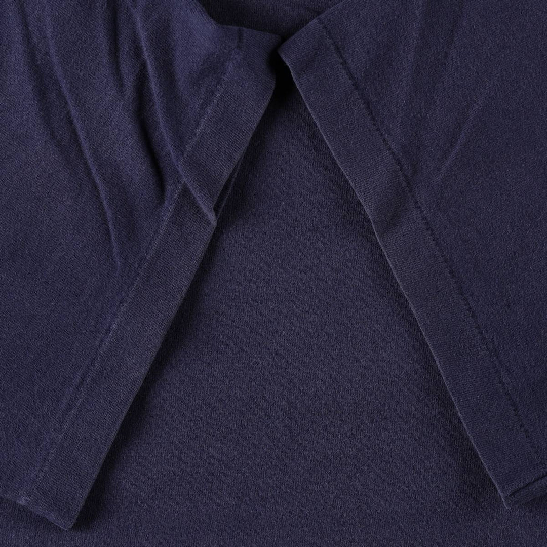 90'S Fruit of the Loom plain T-shirt, made in the USA, men's XL size, vintage cotton navy blue type Vintage Second Hand