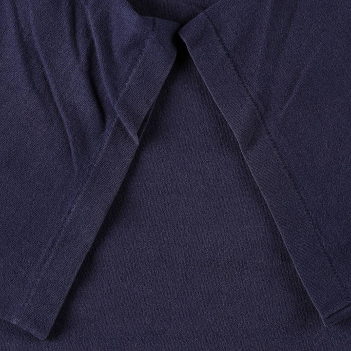 90'S Fruit of the Loom plain T-shirt, made in the USA, men's XL size, vintage cotton navy blue type Vintage Second Hand