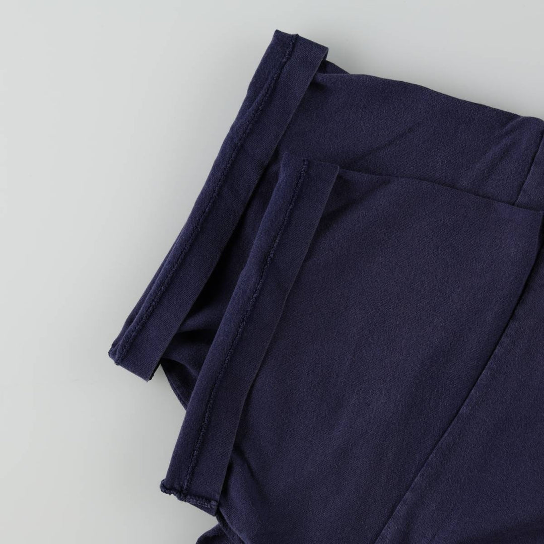 90'S Fruit of the Loom plain T-shirt, made in the USA, men's XL size, vintage cotton navy blue type Vintage Second Hand