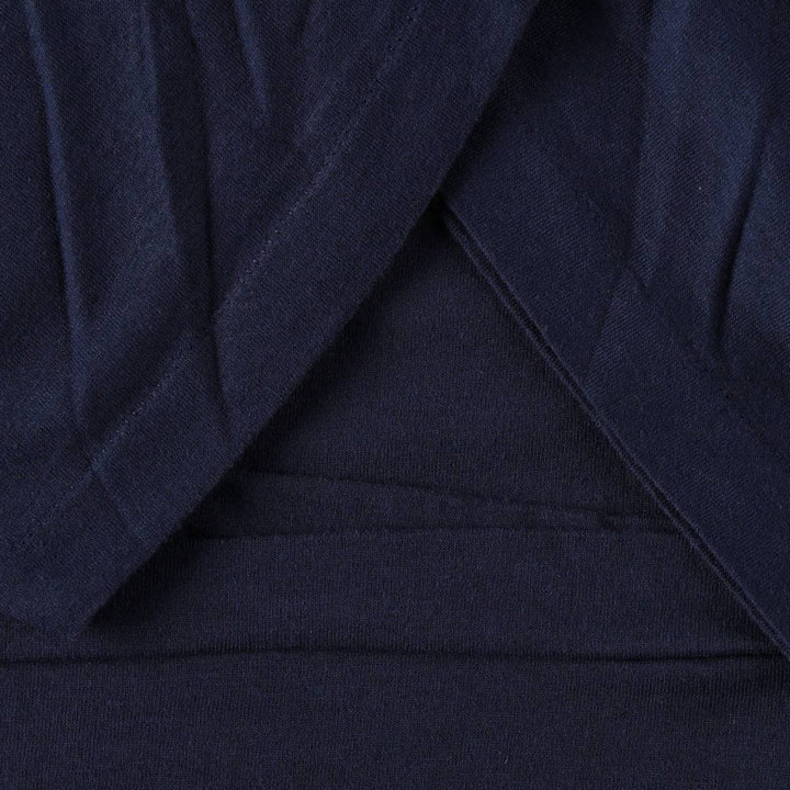 Vintage 1980'S Fruit of the Loom plain pocket T-shirt, made in the USA, size L, men's cotton navy blue type Vintage Second Hand