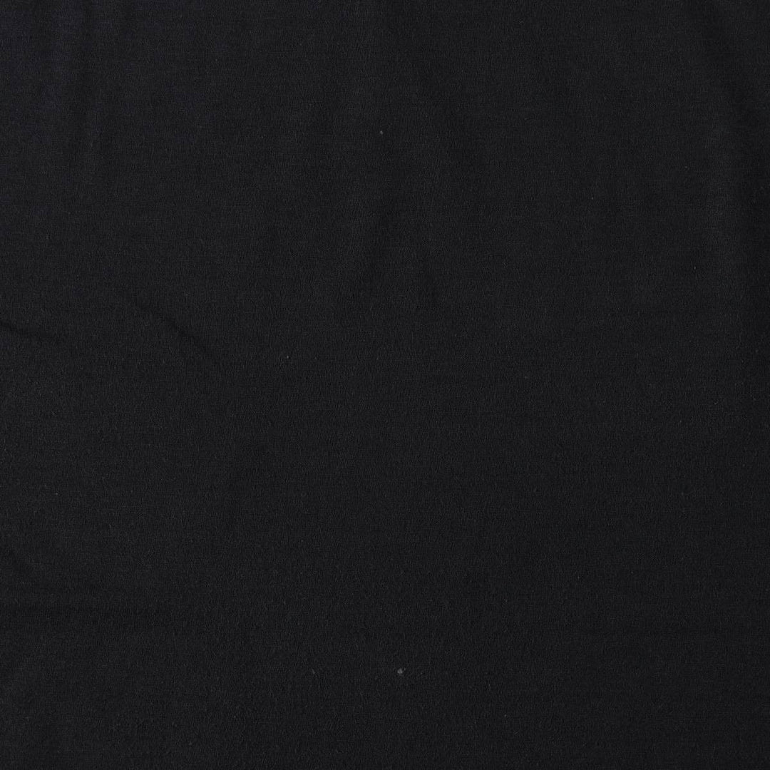 90'S TEE JAYS Plain T-Shirt, Made in USA, Men's XL equivalent, Vintage polyester black type Vintage Second Hand