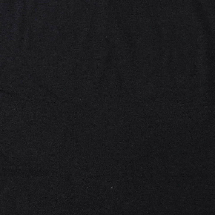 90'S TEE JAYS Plain T-Shirt, Made in USA, Men's XL equivalent, Vintage polyester black type Vintage Second Hand