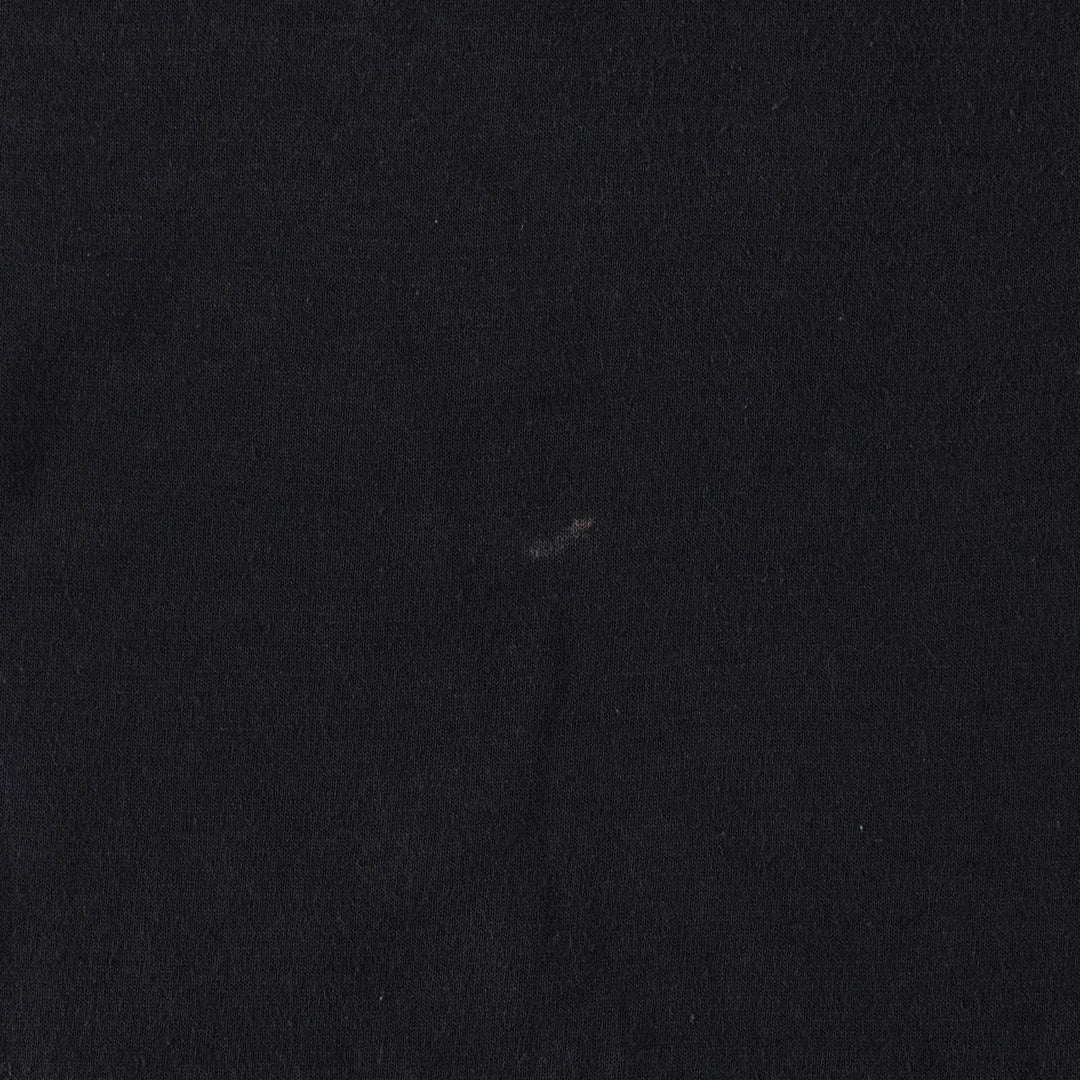 90'S TEE JAYS Plain T-Shirt, Made in USA, Men's XL equivalent, Vintage polyester black type Vintage Second Hand