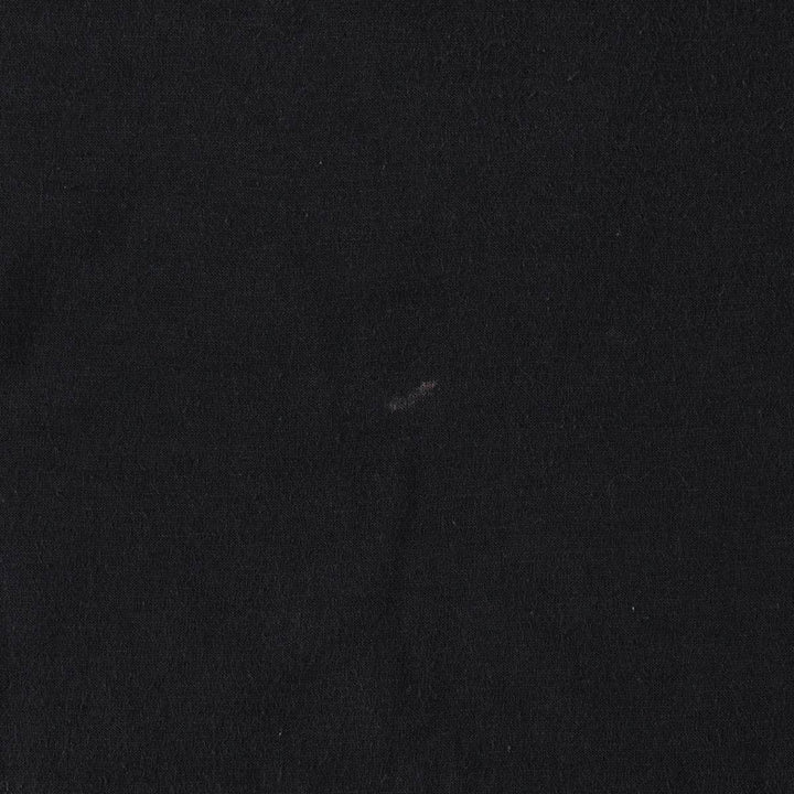 90'S TEE JAYS Plain T-Shirt, Made in USA, Men's XL equivalent, Vintage polyester black type Vintage Second Hand