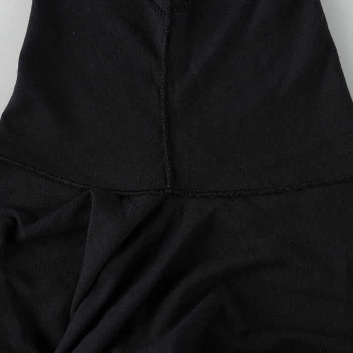 90'S TEE JAYS Plain T-Shirt, Made in USA, Men's XL equivalent, Vintage polyester black type Vintage Second Hand