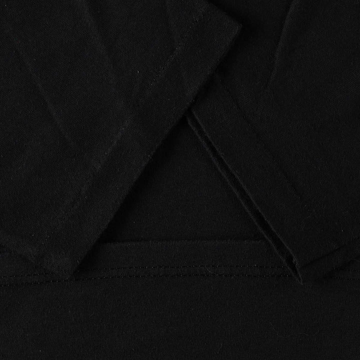 80s-90'S Jerzees plain t-shirt, made in USA, men's size M equivalent, vintage. cotton black type Vintage Second Hand