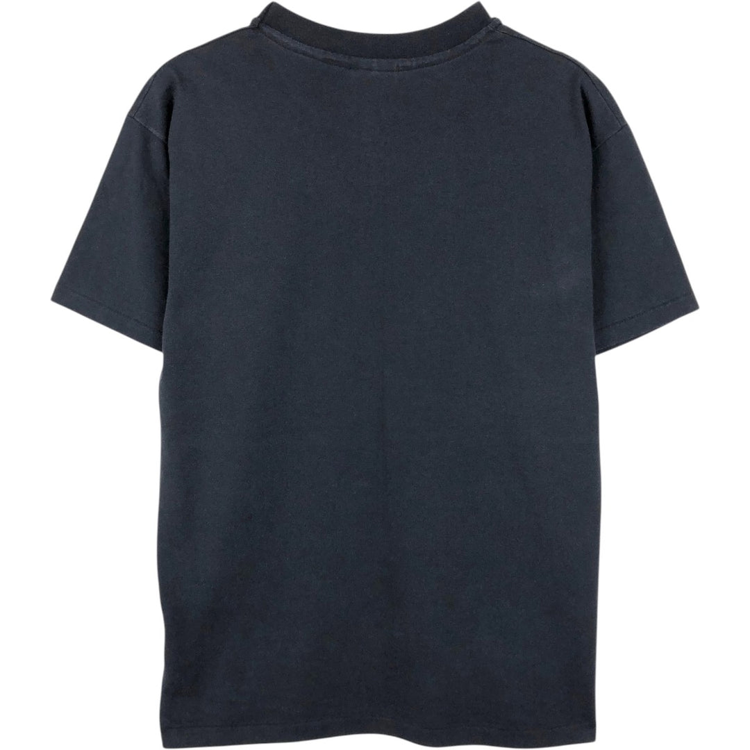 90'S Hanes HEAVYWEIGHT 50 cotton black type Vintage Second Hand