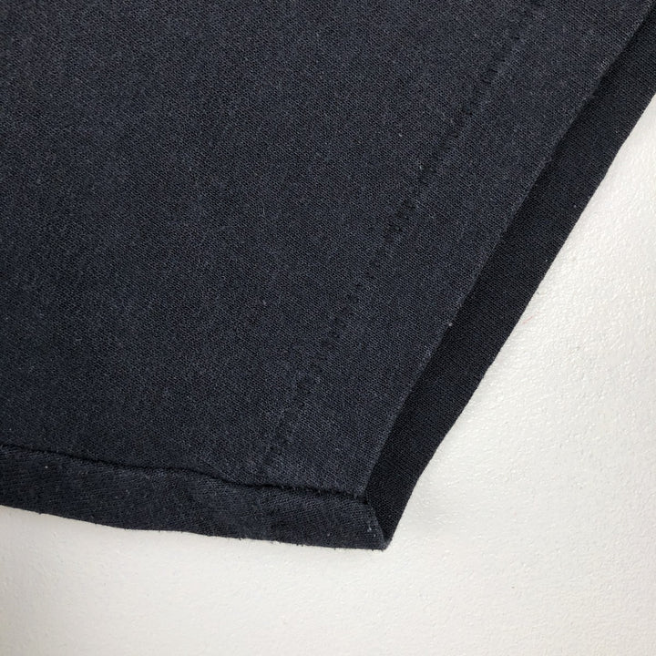 90'S Hanes HEAVYWEIGHT 50 cotton black type Vintage Second Hand