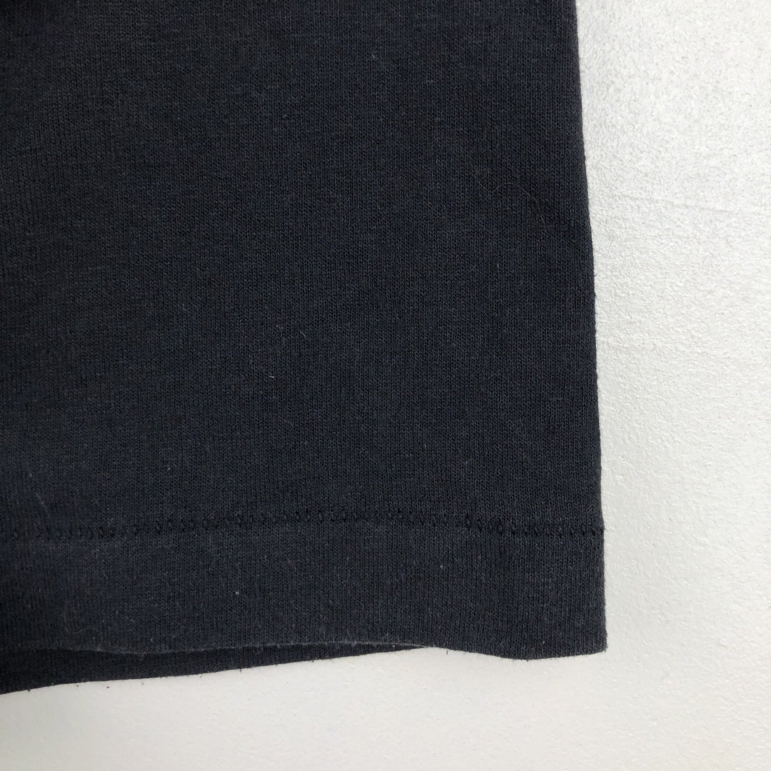 90'S Hanes HEAVYWEIGHT 50 cotton black type Vintage Second Hand