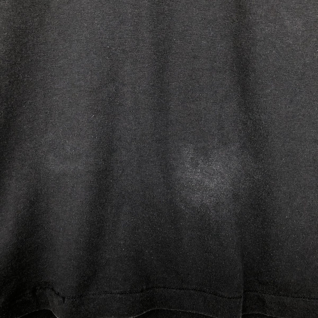 90'S Hanes HEAVYWEIGHT 50 cotton black type Vintage Second Hand