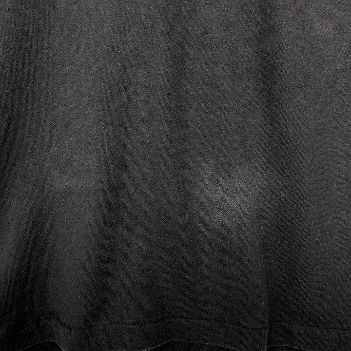 90'S Hanes HEAVYWEIGHT 50 cotton black type Vintage Second Hand
