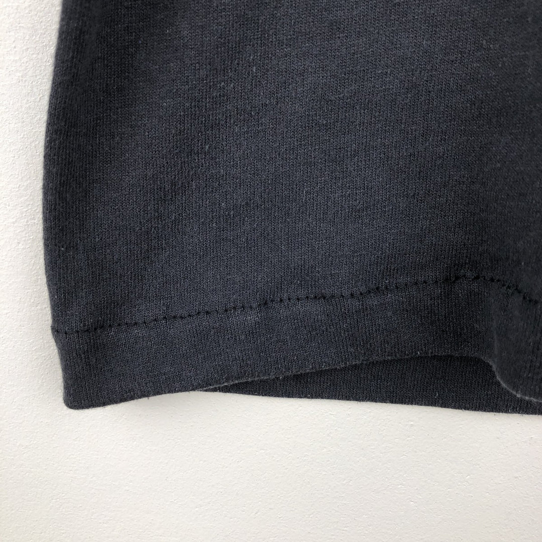 90'S Hanes HEAVYWEIGHT 50 cotton black type Vintage Second Hand