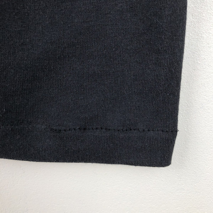 90'S Hanes HEAVYWEIGHT 50 cotton black type Vintage Second Hand