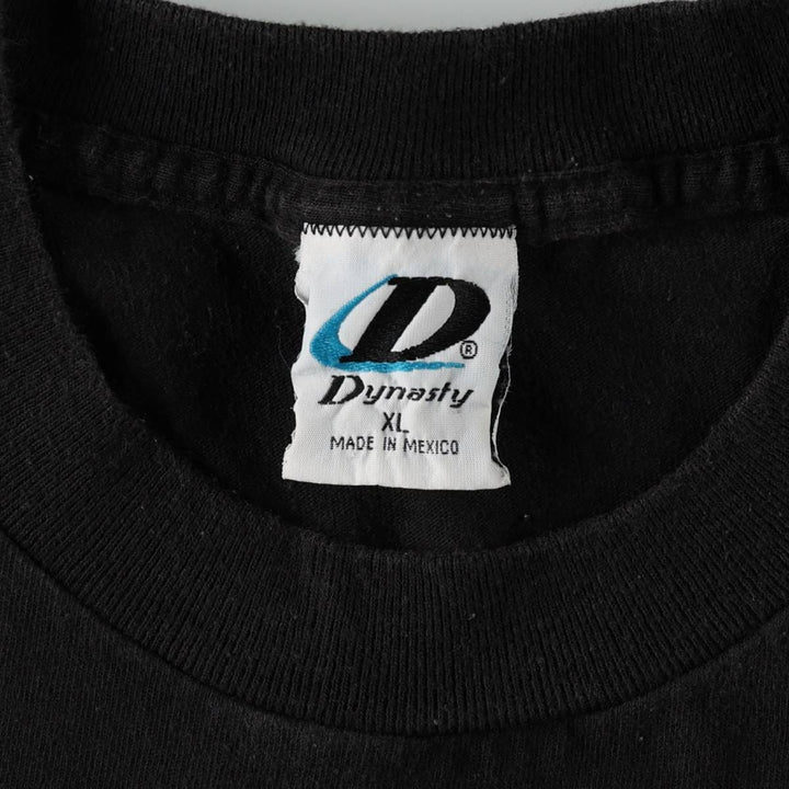 2000'S DYNASTY MLB CHICAGO WHITE SOX sports print T-shirt, men's size XL (approx.) cotton black type Vintage Second Hand