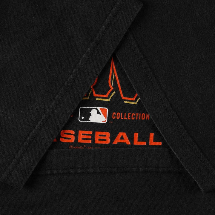 2000'S Majestic MLB San Francisco Giants sports print T-shirt, men's size L (approx.) cotton black type Vintage Second Hand