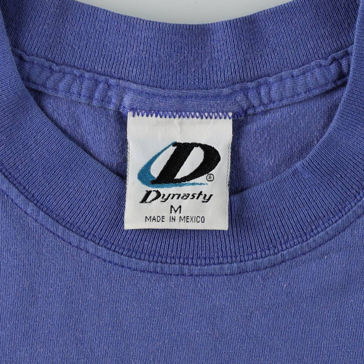2000'S DYNASTY MLB CHICAGO CUBS sports print T-shirt, men's size M (approx.) cotton blue type Vintage Second Hand