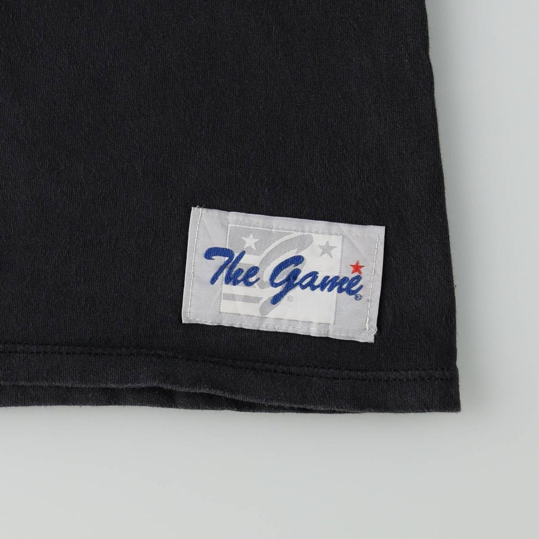 90'S The Game NBA SAN ANTONIO SPURS Sports Print T-Shirt, Men's Size L (approx.), Vintage cotton black type Vintage Second Hand