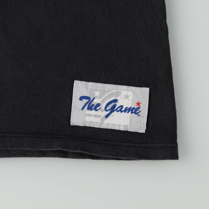 90'S The Game NBA SAN ANTONIO SPURS Sports Print T-Shirt, Men's Size L (approx.), Vintage cotton black type Vintage Second Hand