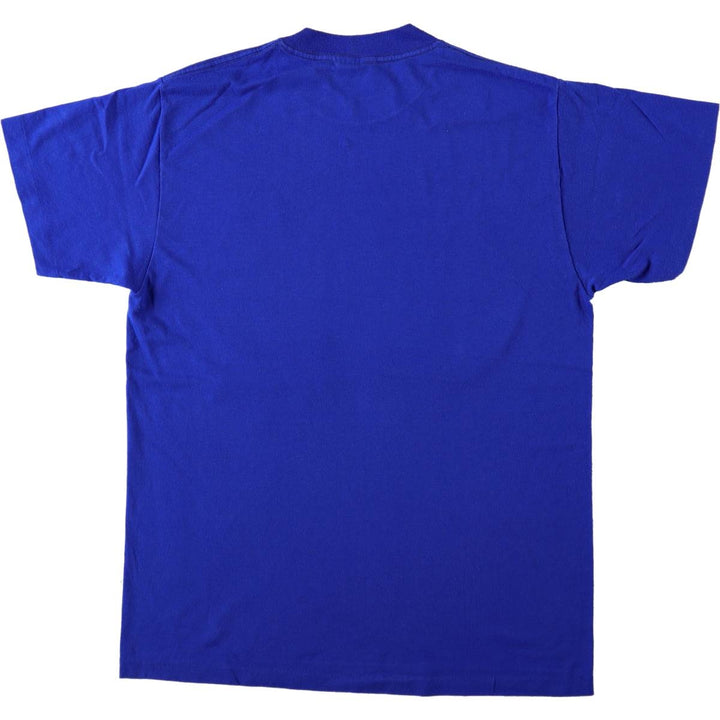 80'S TRENCH MLB NEW YORK METS Sports Print T-Shirt, Made in USA, Men's Size L (approx.), Vintage polyester blue type Vintage Second Hand