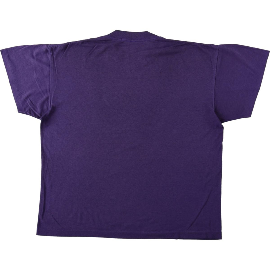 NFL Minnesota Vikings sports print t-shirt, men's size XL (equivalent), vintage. unclear purple type Vintage Second Hand