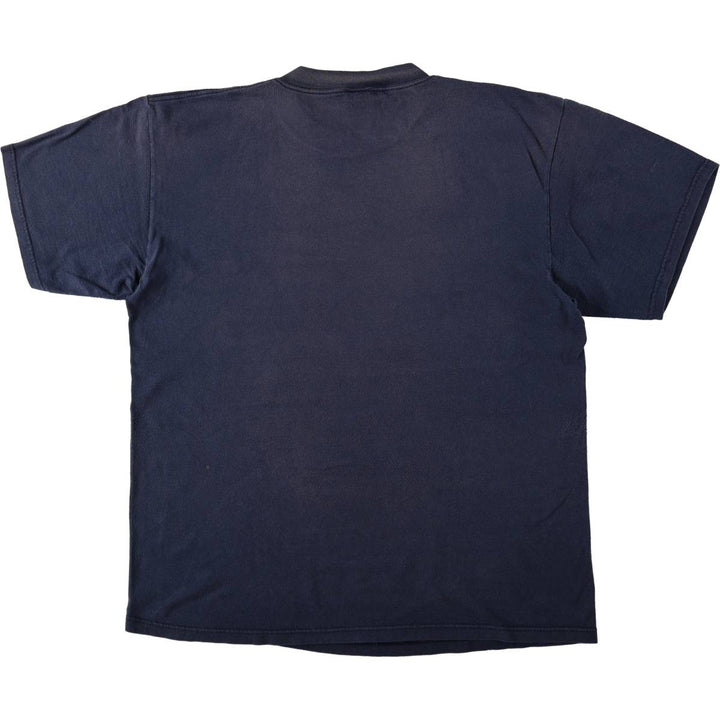 90'S LOGO7 MLB SEATTLE MARINERS Sports Print T-Shirt, Men's XL (approx.) Vintage cotton navy blue type Vintage Second Hand