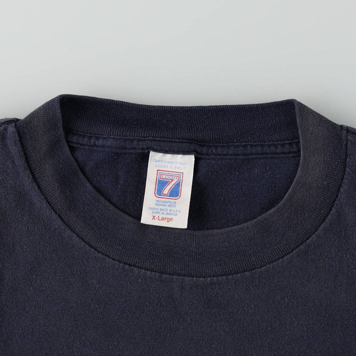 90'S LOGO7 MLB SEATTLE MARINERS Sports Print T-Shirt, Men's XL (approx.) Vintage cotton navy blue type Vintage Second Hand