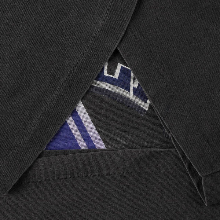 90'S NUTMEG NFL Dallas Cowboys Sports Print T-Shirt, Made in USA, Men's XL equivalent, Vintage cotton black type Vintage Second Hand