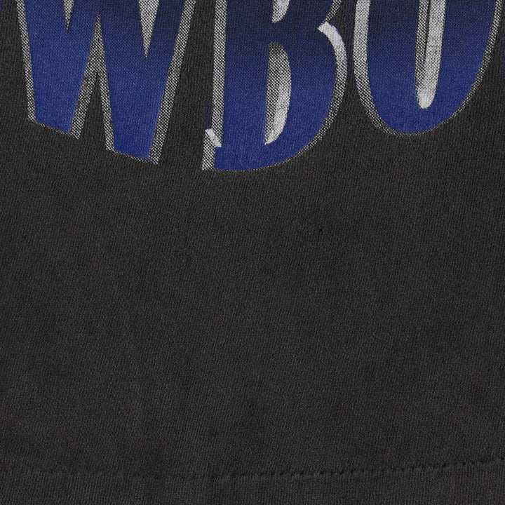 90'S NUTMEG NFL Dallas Cowboys Sports Print T-Shirt, Made in USA, Men's XL equivalent, Vintage cotton black type Vintage Second Hand
