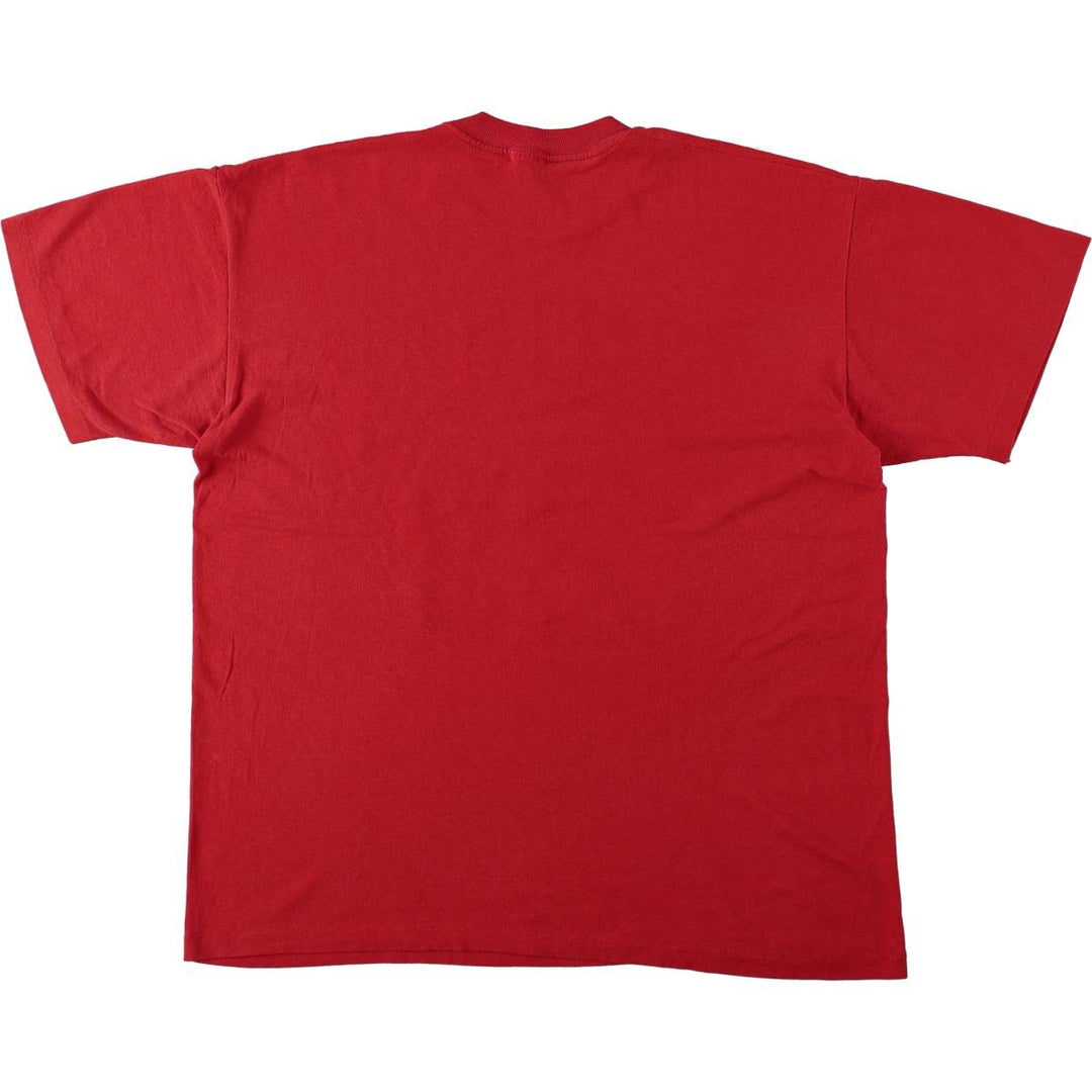 LOGO7 NBA CHICAGO BULLS Sports Print T-Shirt, Men's Size L (Equivalent), Vintage unclear red type Vintage Second Hand