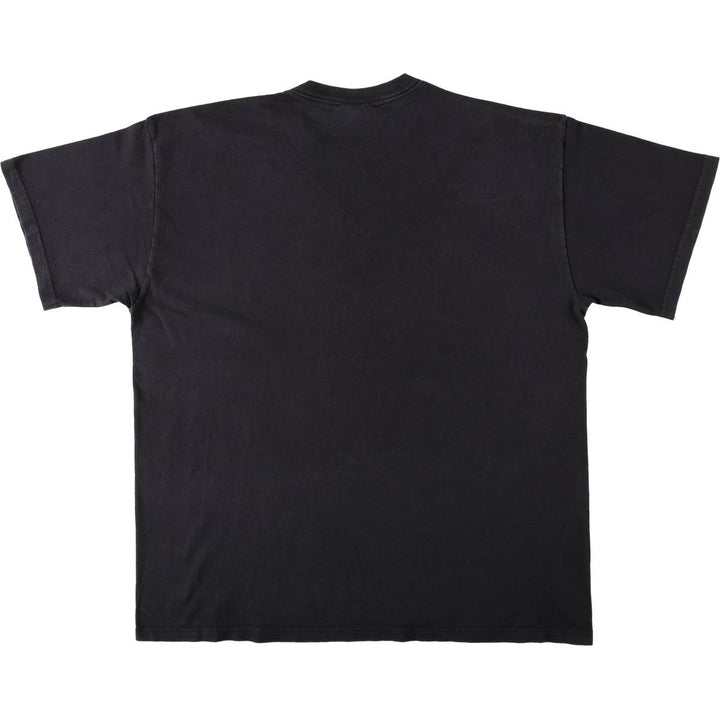 90'S Puma logo print t-shirt, men's size L equivalent, vintage. cotton black type Vintage Second Hand