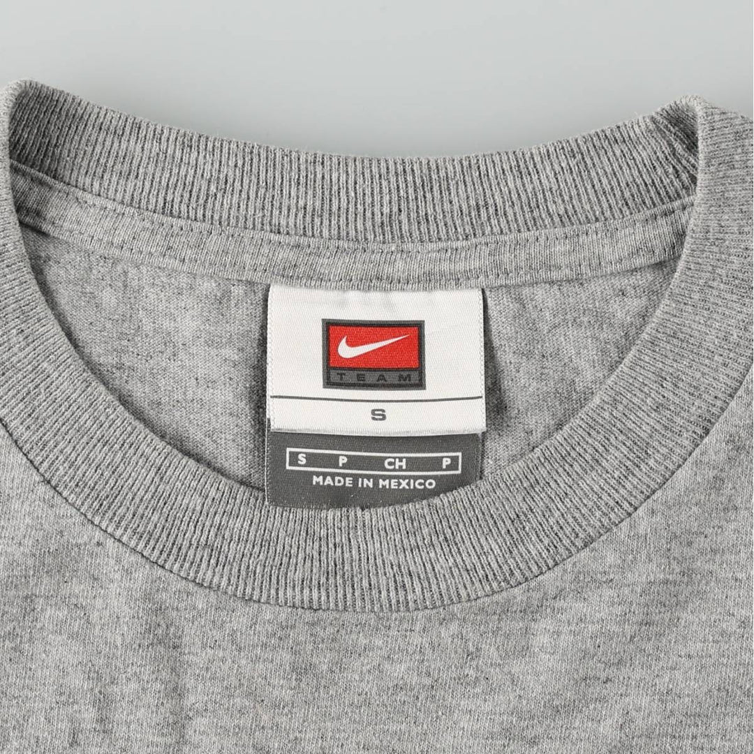 2000'S Nike Team Sports Print T-Shirt, Men's Size S (approx.) cotton gray type Vintage Second Hand