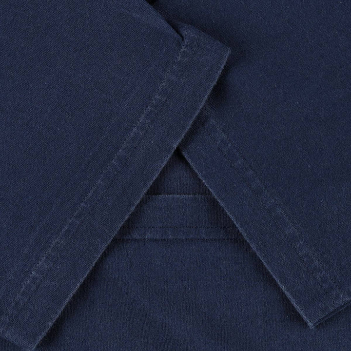 Adidas T-shirt with a single logo, made in Canada, men's size L. cotton navy blue type Vintage Second Hand
