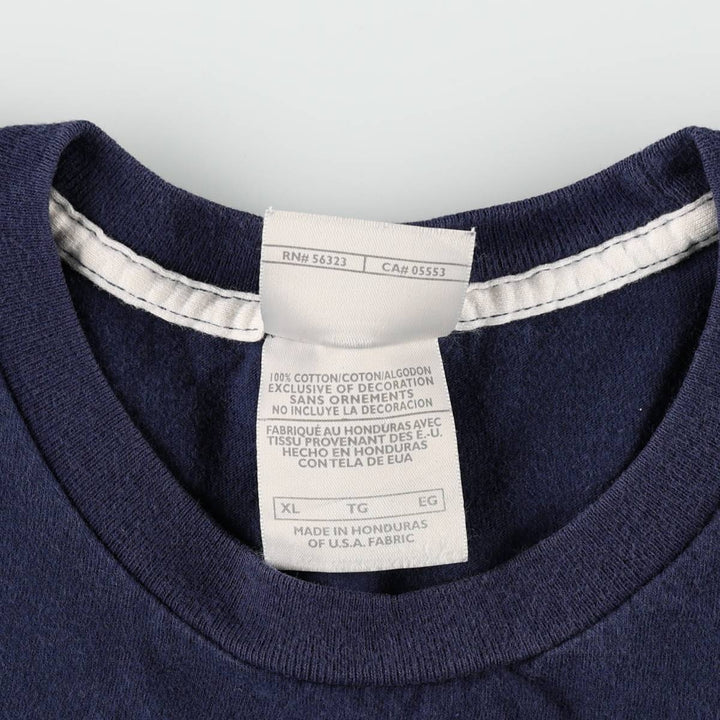 Nike One Point Logo T-shirt Men's XL cotton navy blue type Vintage Second Hand