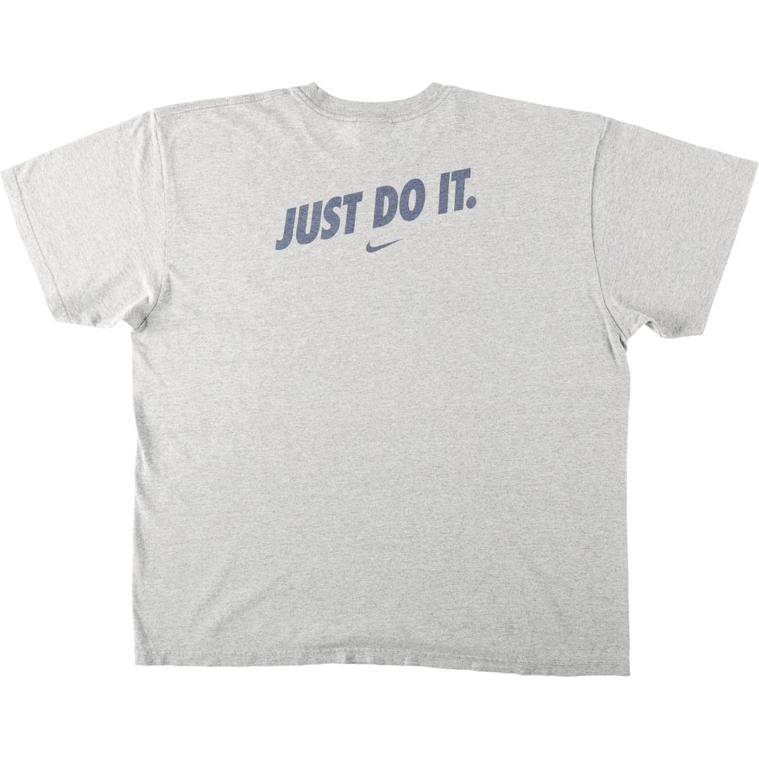 2000'S Nike Team Print T-Shirt, Men's Size XL (approx.) cotton gray type Vintage Second Hand