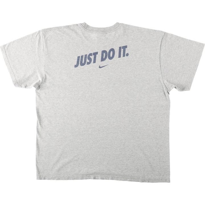 2000'S Nike Team Print T-Shirt, Men's Size XL (approx.) cotton gray type Vintage Second Hand