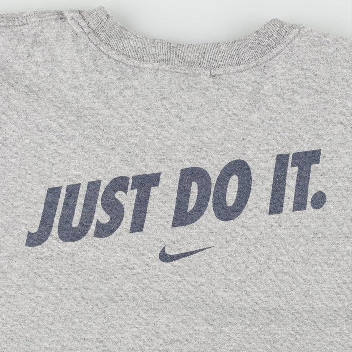 2000'S Nike Team Print T-Shirt, Men's Size XL (approx.) cotton gray type Vintage Second Hand