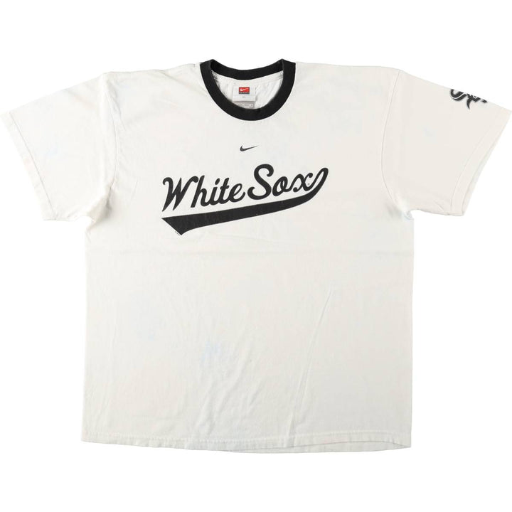 2000'S Nike Team MLB Chicago White Sox sports print T-shirt, men's size XL (approx.) cotton white type Vintage Second Hand