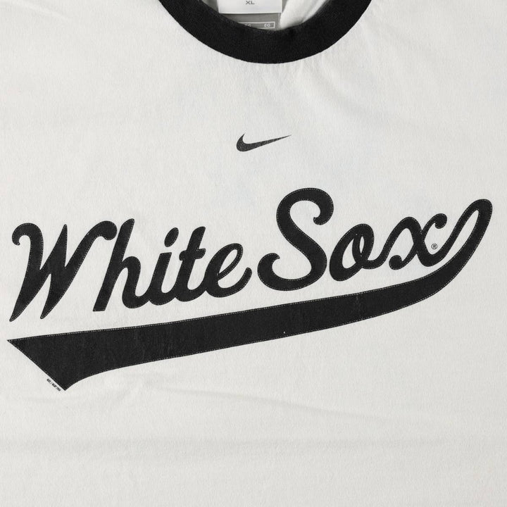 2000'S Nike Team MLB Chicago White Sox sports print T-shirt, men's size XL (approx.) cotton white type Vintage Second Hand