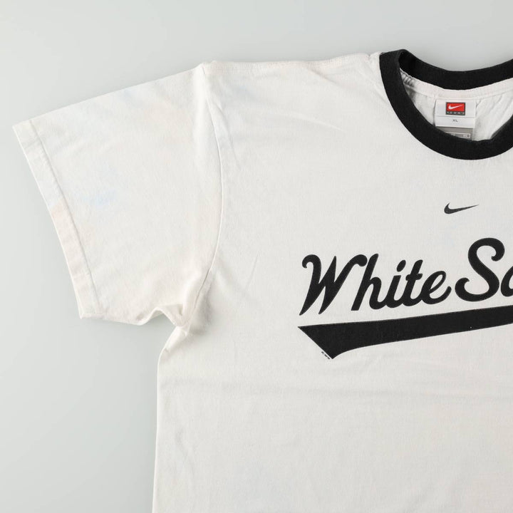 2000'S Nike Team MLB Chicago White Sox sports print T-shirt, men's size XL (approx.) cotton white type Vintage Second Hand