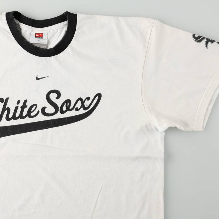 2000'S Nike Team MLB Chicago White Sox sports print T-shirt, men's size XL (approx.) cotton white type Vintage Second Hand