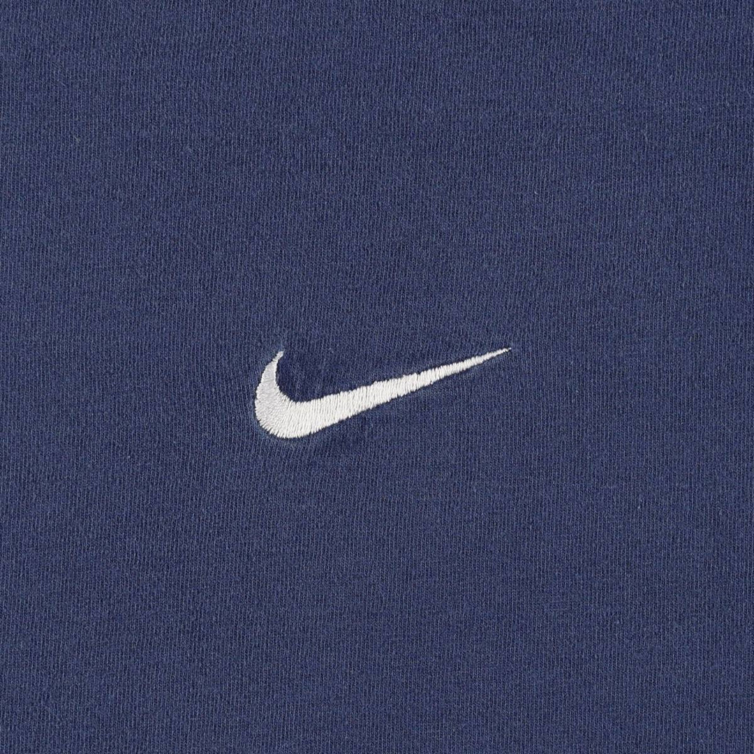 90'S Nike One Point Logo T-shirt Made in USA Men's XL Vintage cotton navy blue type Vintage Second Hand