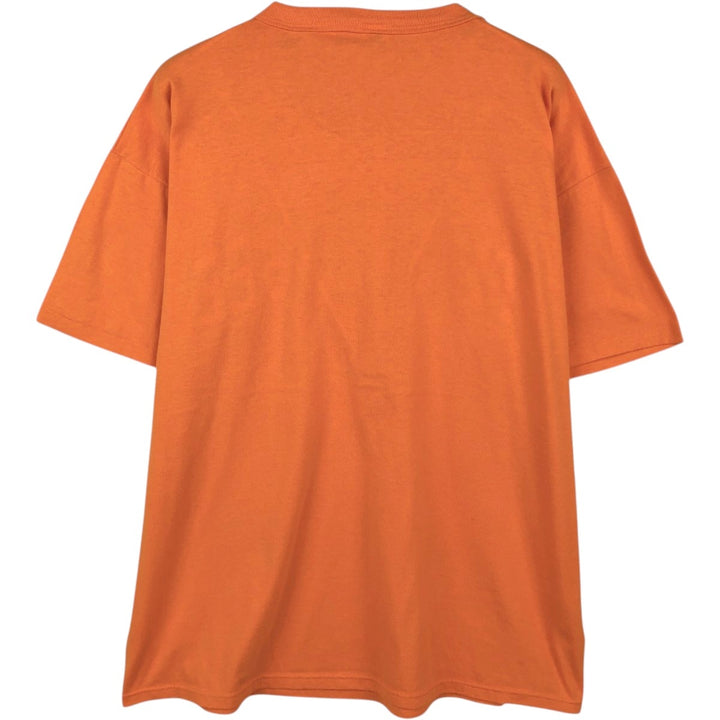 90'S Russell College T-shirt, Made in USA, Men's XL, Vintage cotton orange type Vintage Second Hand