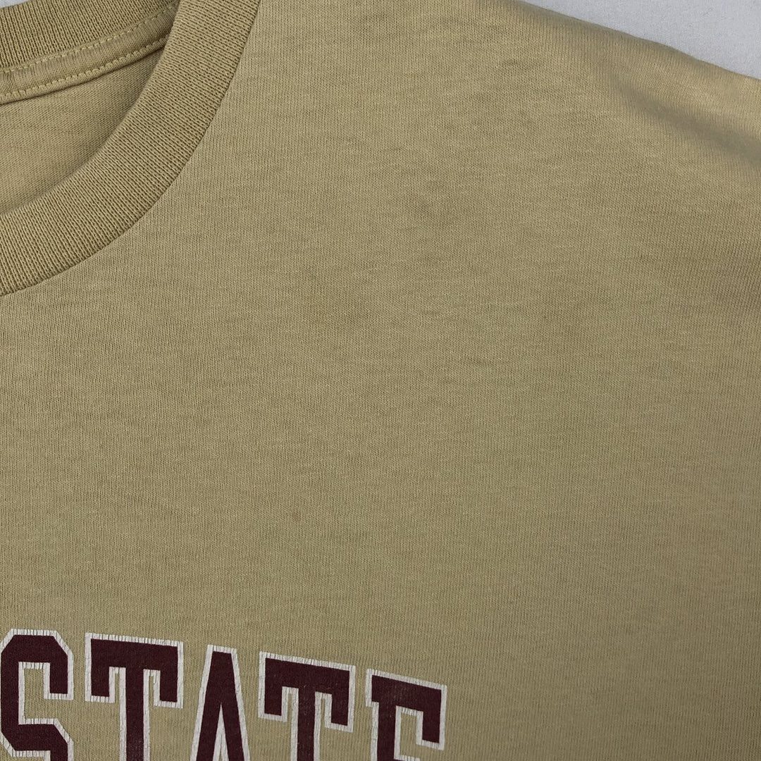 Nike NIKE TEAM College T-shirt, Men's L size cotton unbleached Vintage Second Hand