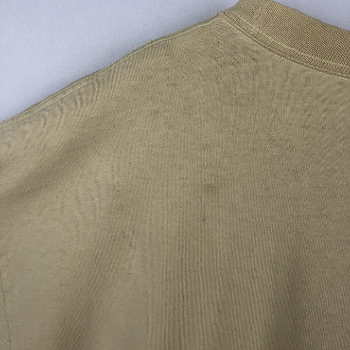 Nike NIKE TEAM College T-shirt, Men's L size cotton unbleached Vintage Second Hand