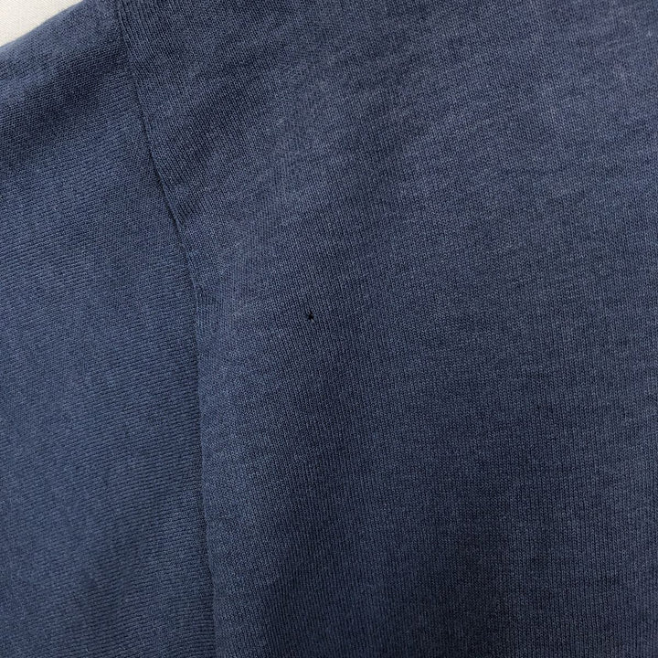College Lame College T-shirt, Made in USA, Men's Size L cotton navy blue type Vintage Second Hand
