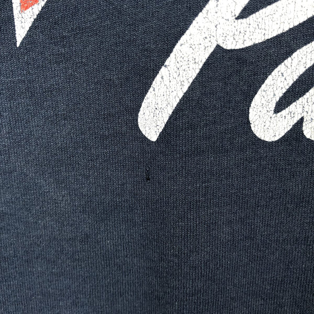 College Lame College T-shirt, Made in USA, Men's Size L cotton navy blue type Vintage Second Hand